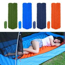 Colchoneta inflable cómoda para acampar, colchón de aire con bolsa de almacenamiento, herramientas de Picnic, senderismo y acampada al aire libre 2024 - compra barato