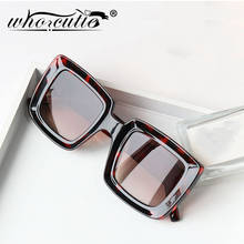 Gafas de sol de concha de tortuga para mujer, lentes de sol femeninos con montura cuadrada, diseño de marca Retro, a la moda, S156, 2020 2024 - compra barato