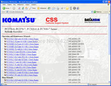 Гидравлические экскаваторы Komatsu CSS с руководством по магазину PC1800 2024 - купить недорого