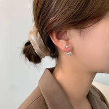 ECHSUN  2020 women pircing oreja trendy pearl tassel flower summer drop small hoop earrings pendientes pequeos de mujer 2024 - buy cheap