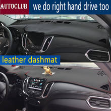 For Chevrolet equinox 2017 2018 2019 2020 Leather Dashmat Dashboard Cover Dash Mat Sunshade Carpet Car Styling auto accessories 2024 - buy cheap