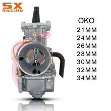 Motocycle Carburetor Carburador For OKO 21 24 26 28 30 32 34 MM Racing Parts Scooters Dirt Bike ATV With Power Jet Used 2024 - buy cheap