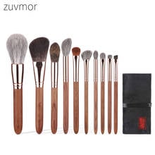 Shoushoulang Professional Handmade Make Up Brushes Set Face Powder Eye Shadow Brush Soft Squirrel Goat Hair Makeup Brushes Kit 2024 - buy cheap