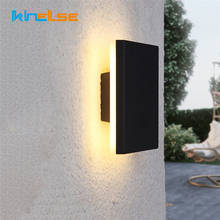 Led exterior impermeable luz de pared pórtico jardín pasillo lámpara de pared iluminación Khelse accesorios al aire libre lámparas de pared de aluminio 2024 - compra barato