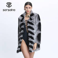 Rabbit Fur Coats Women Real Rex Rabbit Jackets Ladies Natural Fur Coat Winter Warm Outwear New Arrival 2020 Size 4XL 3XL 2XL XL 2024 - buy cheap