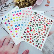 Star Mang Candy Color Love Stars Nail Sticker Self-adhesive Transfer Decal 3D Slider Skills  Art Decorations Manicure Package 2024 - buy cheap