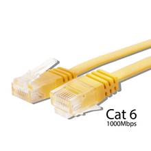 Плоский Кабель Cat 6 Ethernet-быстрее, чем Cat5e/Cat5 плоская интернет-сеть, сетевой патч-корд-Cat6 RJ45 провода для маршрутизатора, модем 2024 - купить недорого