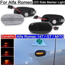2Pcs Error Free LED Side Marker Lamp Dynamic Turn Signal Indicator Light For Alfa Romeo 147/GT/MITO For FIAT Bravo 2024 - buy cheap