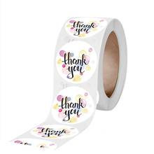 6000pcs White Round Thank You Roll Red Love Label Scrapbook Packaging Baking Gift Box Valentine's Day Sealing Sticker 2.5cm 2024 - buy cheap