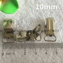 10pcs /lot 10mm Charming Metal Baby Pacifier Clip suspender clips soother clip dummy clips 2024 - buy cheap