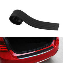 Car styling,New Rubber Rear Guard Bumper Protector Trim Cover For Skoda Octavia A2 A5 A7 Fabia Rapid Superb Yeti Roomster 2024 - buy cheap