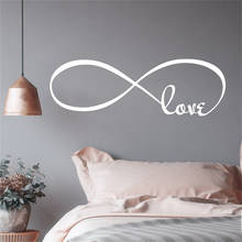 Bedroom Wall Decals Symbol Of Infinity Love Romantic Stickers Home Decoration Accessories For Living Room Vinyl Murals Y561 2024 - buy cheap