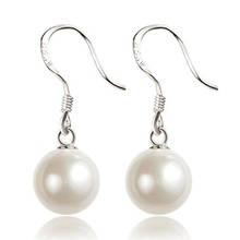 925 Sterling Silver Earrings For Women Trendy Pearl Drop Earring Jewelry Gifts Romantic Female Hot Engagement Accessories KOFSAC 2024 - buy cheap