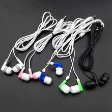 Radom Color Sport Earphone Wholesale Wired Super 3.5mm Audio Plug Earphone  Earbud With Microphone Hands Suit For Smartphone 2024 - buy cheap