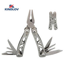 KINDLOV Wire Stripper Multitool Knife 15 In 1 Combination Folding Pliers Outdoor Tool Circlip Side Cutters Cutting Hand Tools 2024 - buy cheap