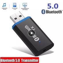 USB Bth 5.0 Adapter Transmitter Adapter 3.5mm AUX Stereo Jack Audio Bth Receiver For Headphone Speaker For PC Laptop 2024 - buy cheap