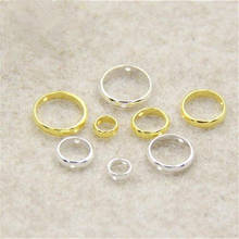 4pcs/lot Double Hole Spacer Beads Positioning Circle Jump Rings For Jewelry Making Bead Bracelets DIY Accessories 2024 - buy cheap