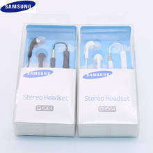 Оригинальные наушники EHS64 Samsung с микрофоном, проводные наушники для Samsung Galaxy S8 и S8 Edge, 3,5 мм, официальная сертификация 2024 - купить недорого