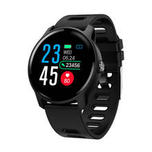 Smartwatch s08 unissex, relógio inteligente à prova d'água ip68, monitor de frequência cardíaca, pedômetro, para celulares android, ios, novo, 2019 2024 - compre barato