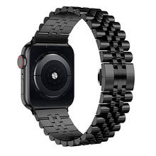 Ремешок из нержавеющей стали для Apple Watch SE Series 6 Band 44 мм 42 мм 40 мм 38 мм, металлический браслет для iWatch 5 4 3 2 1 2024 - купить недорого
