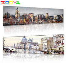 Zooya quadrado completo & round pintura diamante paisagem primavera 5d diamante bordado mosaico ponto cruz inverno casa decoração presente sp009 2024 - compre barato