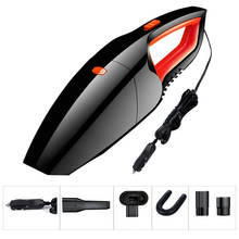 Car Vacuum Cleaner 120W 12V 0.6L Capacity Portable Wet & Dry  Dust Handheld Vacuum Cleaner Powerful Car Cleaning Tool with 3 Noz 2024 - buy cheap