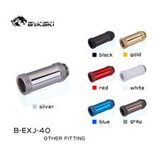 Bykski B-EXJ-40, 40mm Male To Female Extender Fittings, Boutique Diamond Pattern, Multiple Color G1/4 Male To Female Fittings 2024 - buy cheap