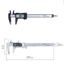 Digital caliper Stainless Steel Electronic Digital Vernier Calipers 6Inch 0-150mm Metal Micrometer Measuring tool caliper Gauges 2024 - buy cheap