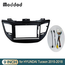 Placa de rádio automotivo, 9 polegadas, para hyundai tucson 2015-2018, lhd, kit de painel, tela, inataiação, reequipamento, moldura, dvd 2024 - compre barato