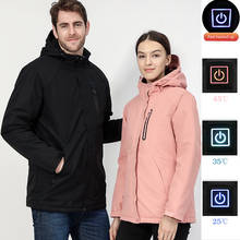 Chaqueta térmica de invierno para hombre y mujer, chaleco táctico de algodón, impermeable, con USB, para caza y senderismo 2024 - compra barato