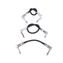 15/20/30 guitarra parche Pedal Cable ángulo derecho guitarra efecto Pedal Cables Cable cobre Cable guitarra Accesorios 2024 - compra barato