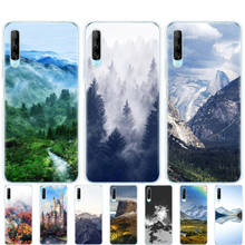 silicon phone cover case for huawei p40 lite E p40 pro cover for huawei Y7P Y6S Y9S NOVA 5T Mountain Forest Clouds 2024 - buy cheap