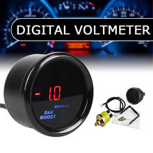 Car Meter 2inch 52mm 0-10 Bar Oil Pressure Gauge Digital LED Display Black Face Car Meter With Sensor Oil Pressure Gauge Parts 2024 - buy cheap