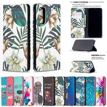 Capas para telefone para samsung, galaxy s20 fe s20 s10 plus s10e note 20 s20 ultra magnético flip de couro porta cartão carteira 2024 - compre barato