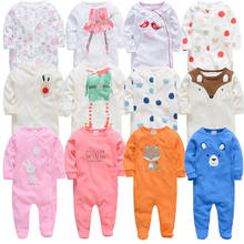 Mono de bebé de conejo de 0 a 12M, pijama con patas para recién nacido, ropa de bebé, mono de algodón para bebé, ropa para niña pequeña 2024 - compra barato