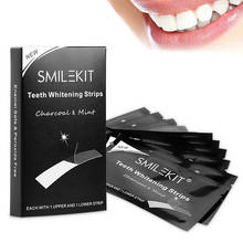 New Teeth Whitening Strips Double Elastic Oral Hygiene Care Bleaching Natural Activated Bamboo Charcoal Dental Whitening Strips 2024 - buy cheap