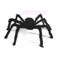 2020 New Drop ShiP Plush Soft Toy Black Plush Spider Red Eye Halloween Decoration Party Favours 2024 - buy cheap