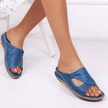 Mulher sandálias moda senhora plataforma sandálias casuais dedo do pé aberto sandálias mulher 2021 sapatos de verão mulher tamanho grande 35-43 2024 - compre barato