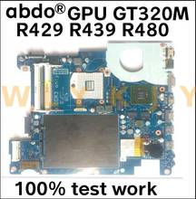 BA41-01190A-placa base para portátil Samsung R429, R439, R480, BA92-06021A, PGA989, HM55, GPU, GeForce, 320M100, trabajo de prueba 2024 - compra barato
