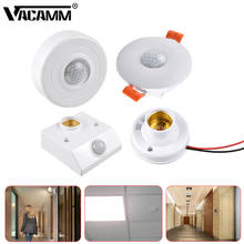 Infrared Human Body Sensor Switch LED Light Bulb Holder Automatic Wall Lamp Socket Socket Infrared Motion Detector 100-240V E27 2024 - buy cheap