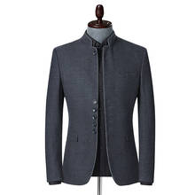 Blazers informales para hombre, trajes de talla grande M, L, XL, 2XL, 3XL, 4XL, novedad, moda, otoño 2024 - compra barato