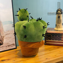 37CM Creative simulation cactus stuffed toy, cactus potted stuffed doll birthday gift 2024 - buy cheap