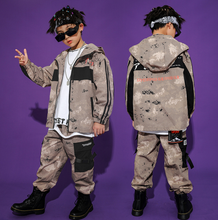 Teen Children Stage Performance Clothing Set Jazz Hip Hop Dance Costumes for Kids Boys Girls Camouflage Hip-hop Street Outfits 2024 - buy cheap