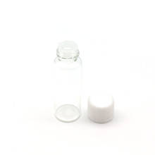 5pcs Empty 5ml Essential Oil Glass Bottle With No Hole Screw Cap Mini Clear Wishing Perfume Vial 2024 - buy cheap