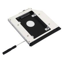 Com Painel Frontal Capa 2nd SATA 3.0 2.5 "Disco Rígido HDD SSD Caddy Óptica Quadro Bandeja para HP EliteBook 8560w 8570W 8760w 8770W 2024 - compre barato