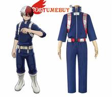CostumeBuy-Disfraz de My Hero Academia Shoto Todoroki, uniforme de Anime, traje de Halloween, L920 2024 - compra barato