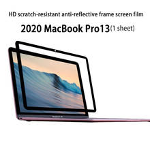 Bubble Free LCD apple macbook Screen Protector with Frame for 2020 MacBook Air 13" film with Retina Display A1932 A2179 2024 - buy cheap