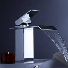 Langyo torneira de água quente e fria para banheiro, alta qualidade com único punho frete grátis 2024 - compre barato