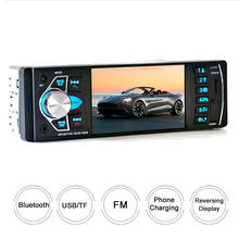 Rádio para carro 4022d com tela de 4.1 m, tft, mp5 player, bluetooth, usb, tf, aux, suporte para câmera de ré, aparelho estéreo 2024 - compre barato