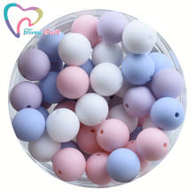 20 PCS Silicone Round Beads 9-15 MM Diy Baby Teether Silicone Teething Necklace Accessories Pacifier Clips Crib Round Ball Beads 2024 - buy cheap